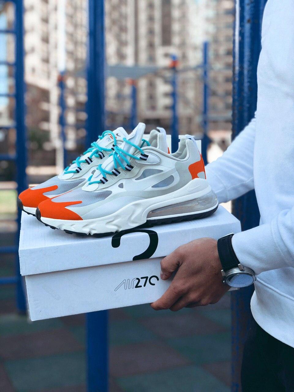 Nike React 270 White Orange