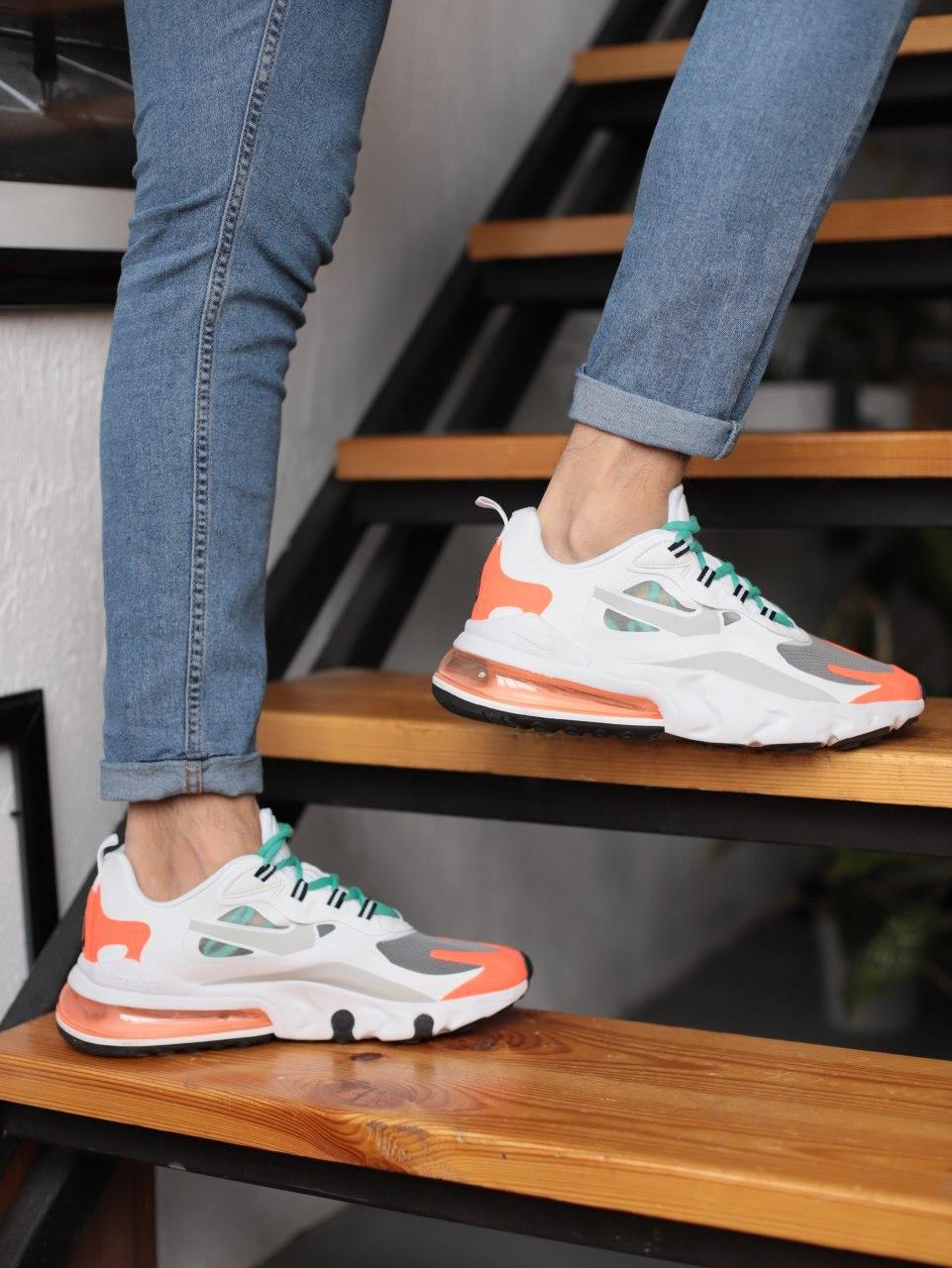 Nike React 270 White Orange