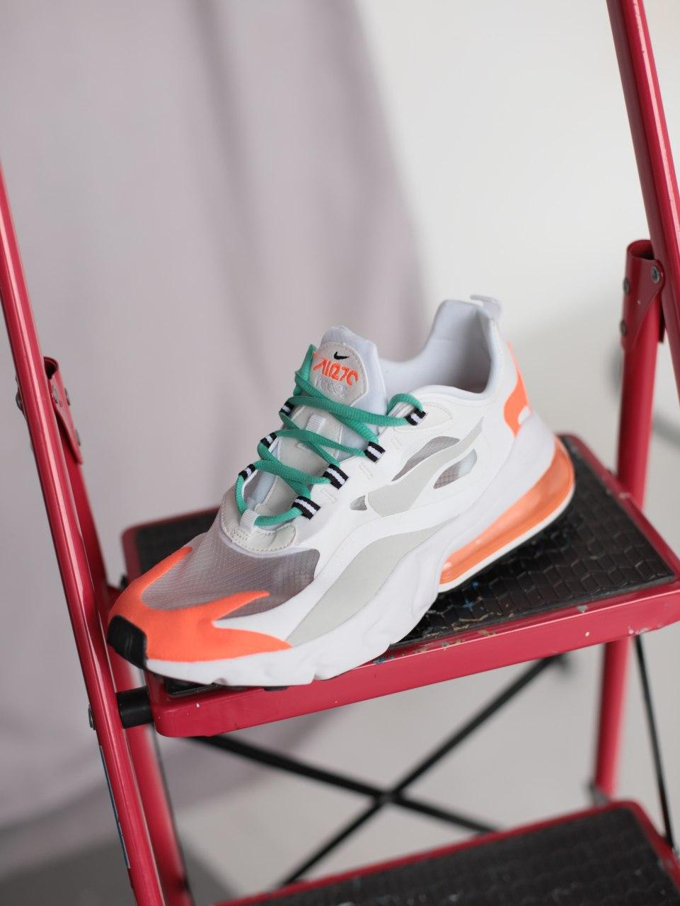Nike React 270 White Orange