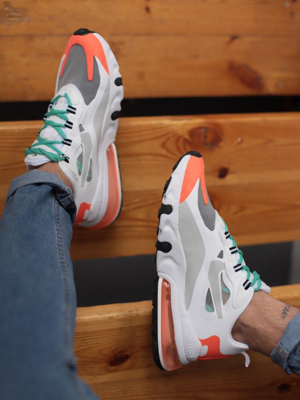 Nike React 270 White Orange