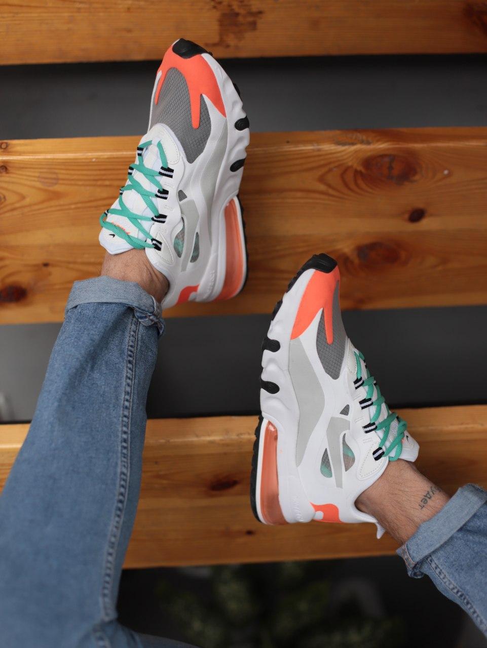 Nike React 270 White Orange