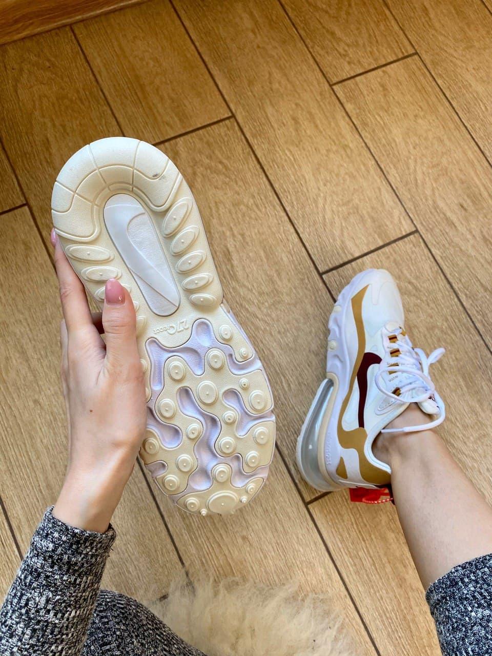 Nike React 270 White Beige