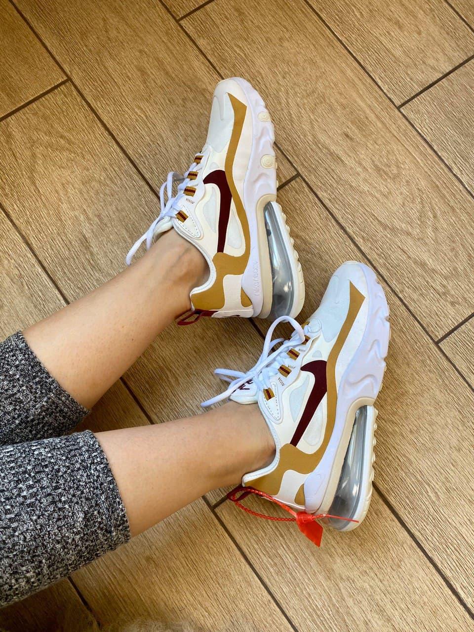 Nike React 270 White Beige