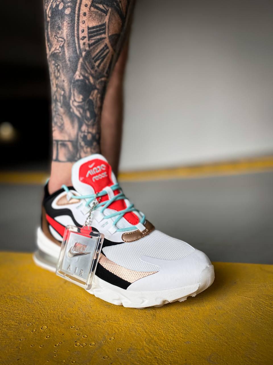 Nike React 270 White Red Beige