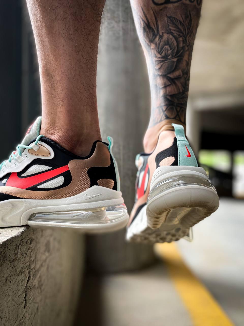 Nike React 270 White Red Beige