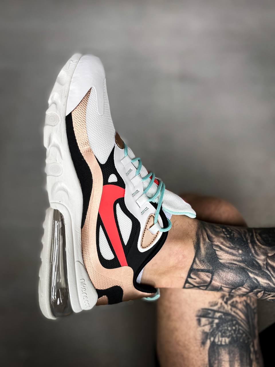 Nike React 270 White Red Beige