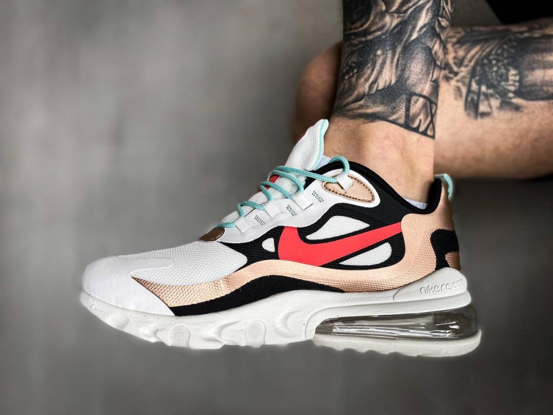 Nike React 270 White Red Beige