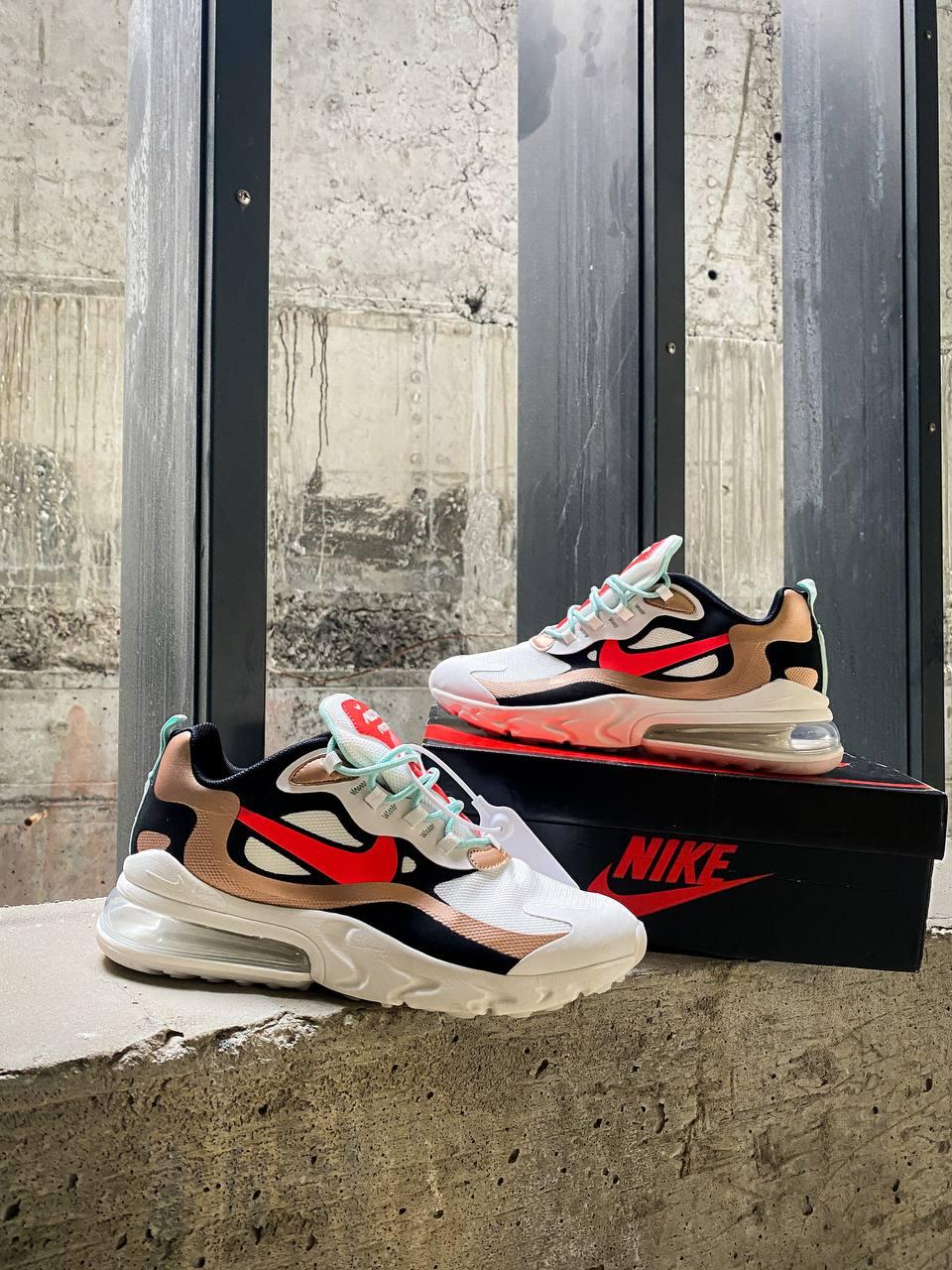 Nike React 270 White Red Beige