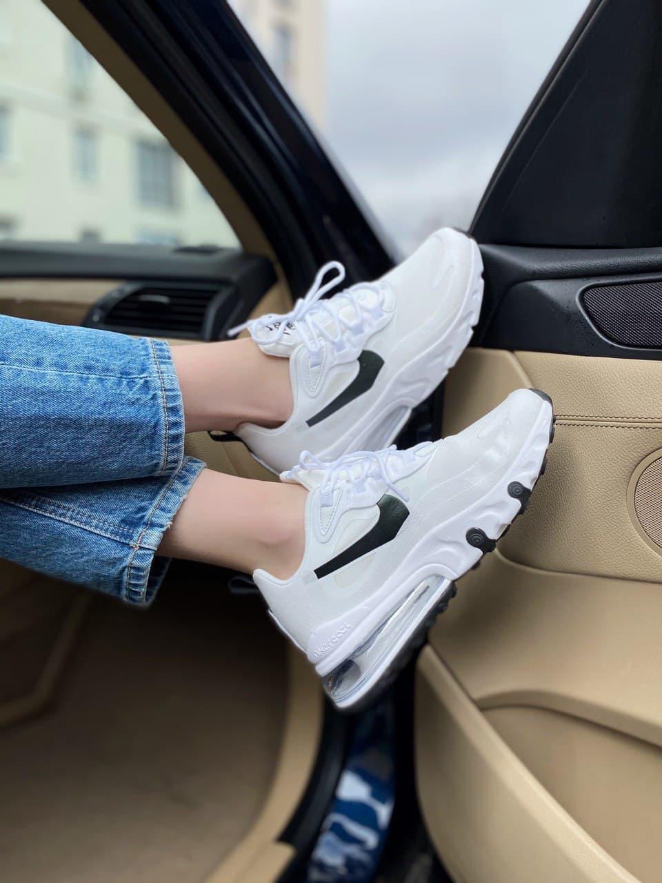 Nike React 270 White «Black Logo»