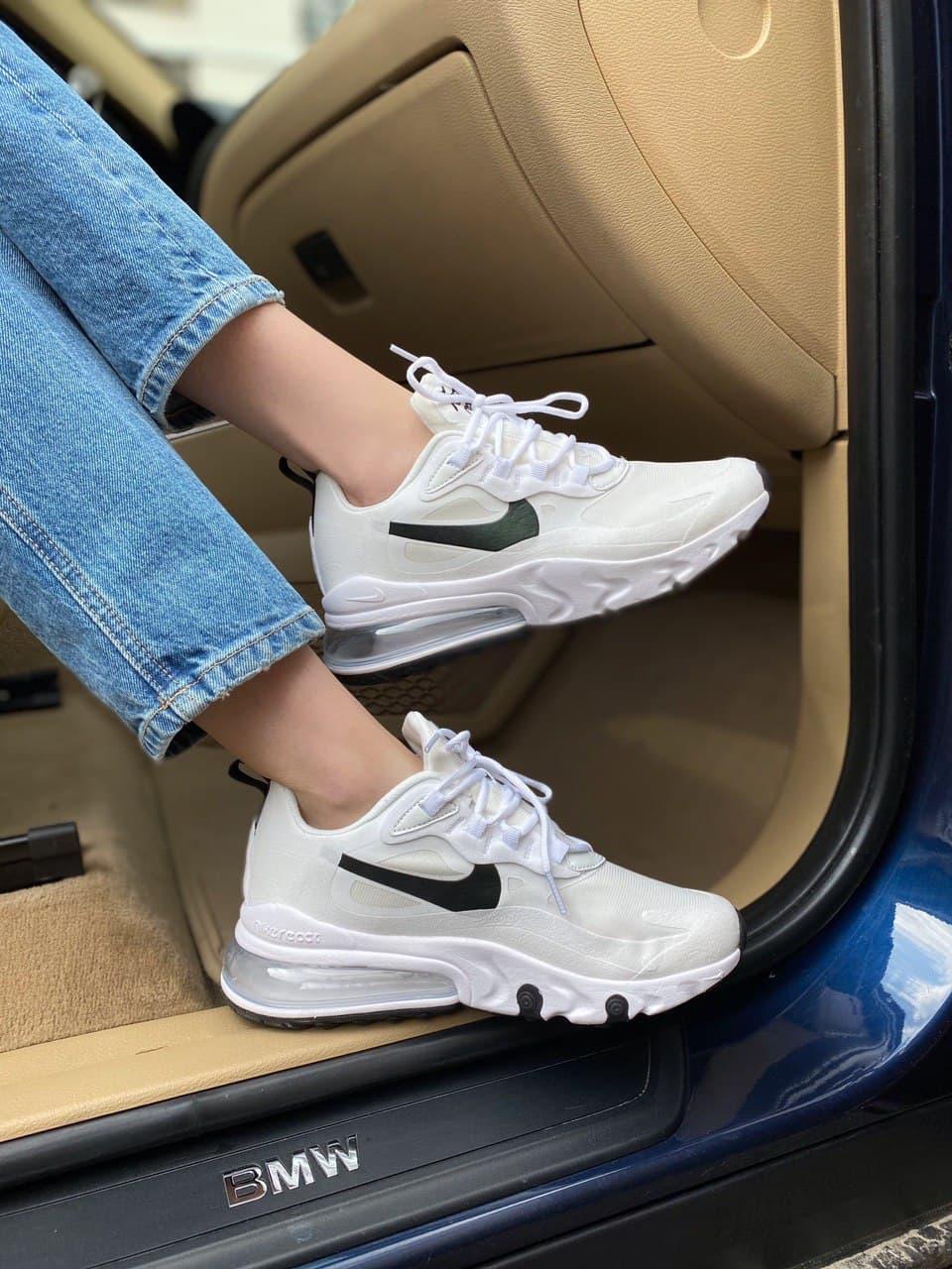 Nike React 270 White «Black Logo»