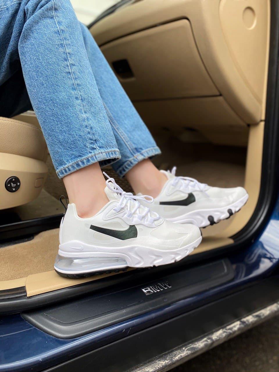 Nike React 270 White «Black Logo»
