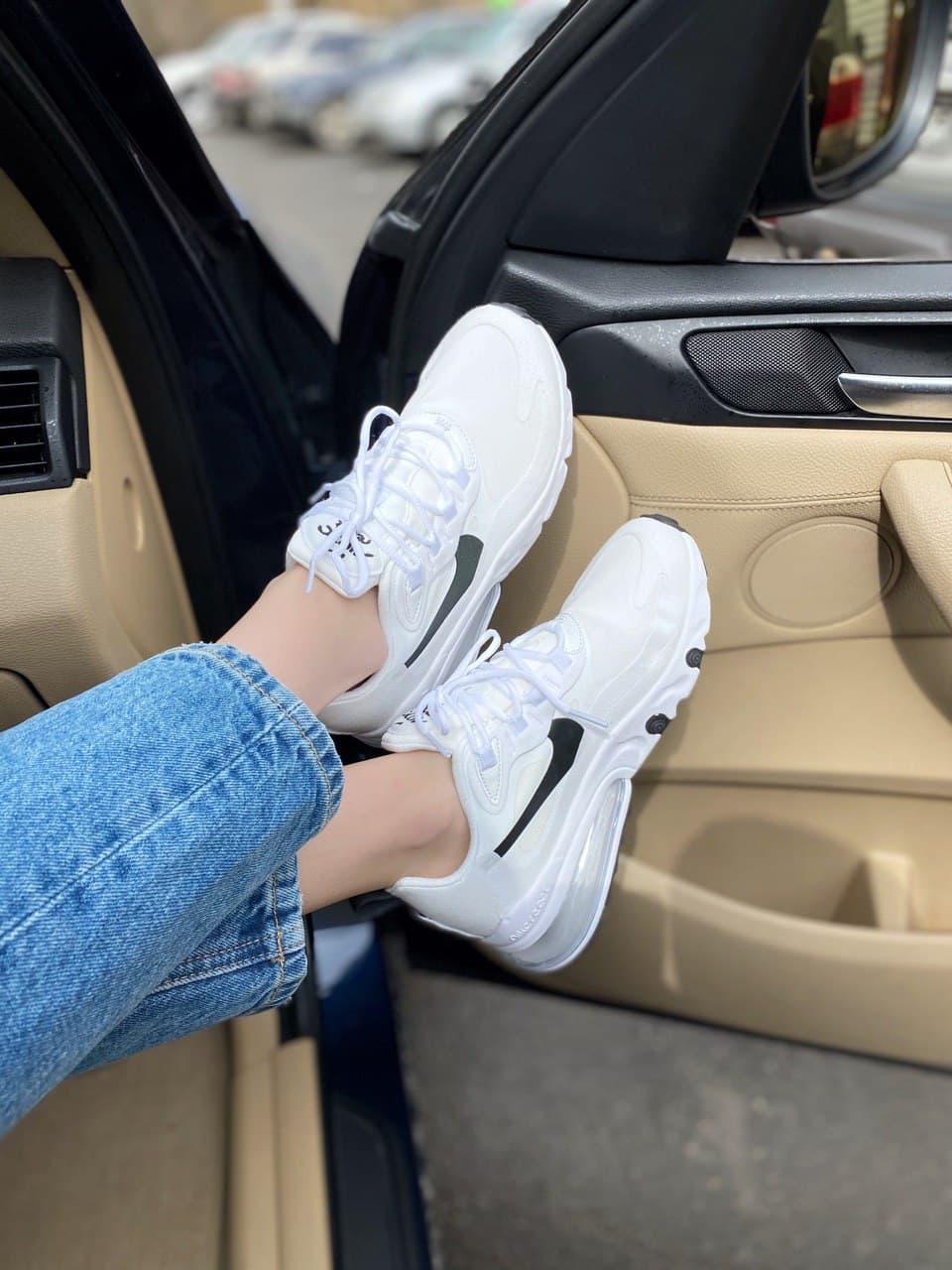 Nike React 270 White «Black Logo»