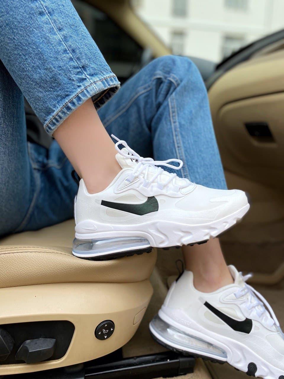 Nike React 270 White «Black Logo»