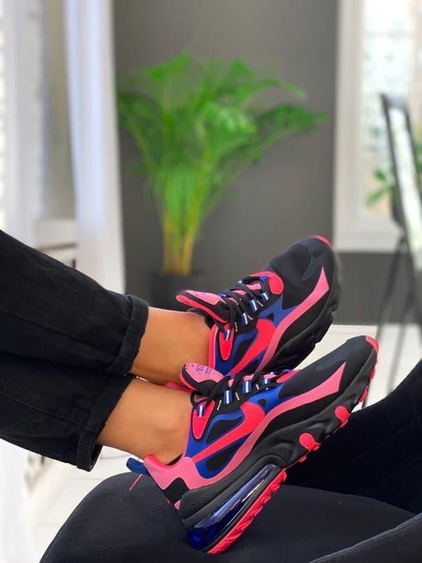 Nike React 270 Pink Blue Black