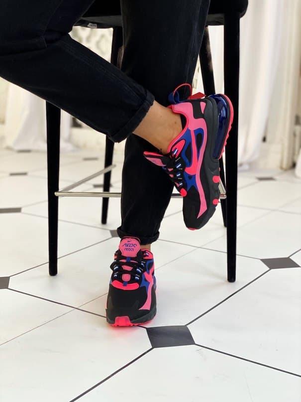 Nike React 270 Pink Blue Black