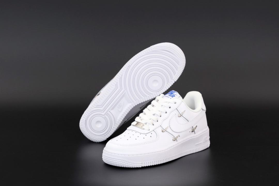 Nike Air Force 1 Metal Swoosh White