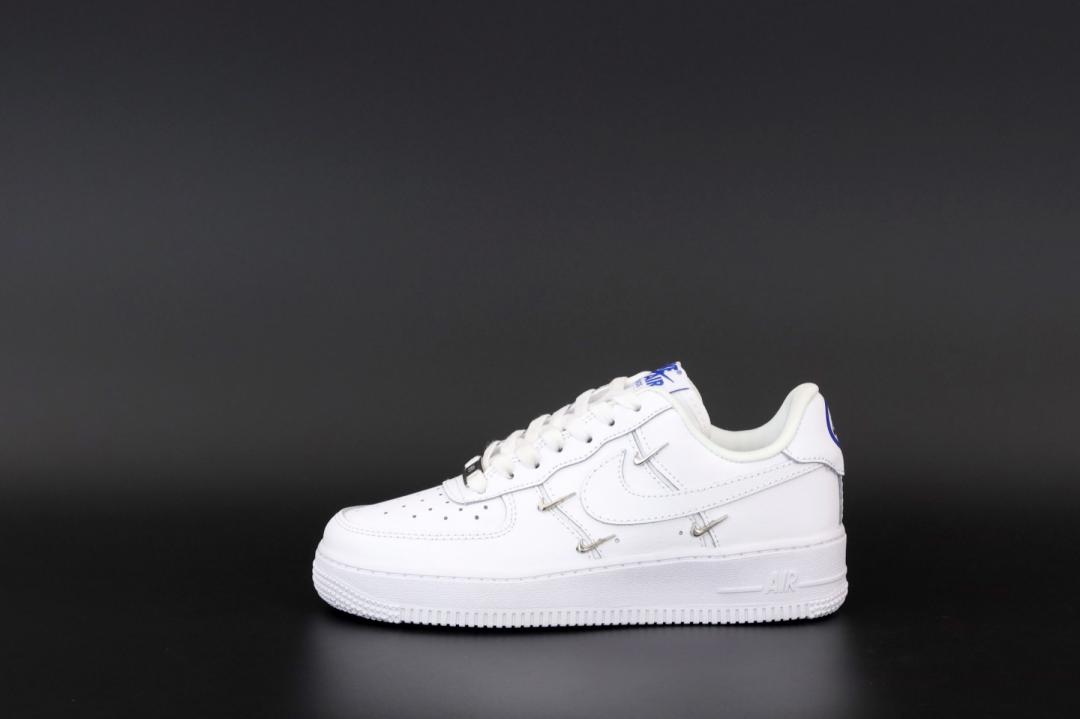 Nike Air Force 1 Metal Swoosh White