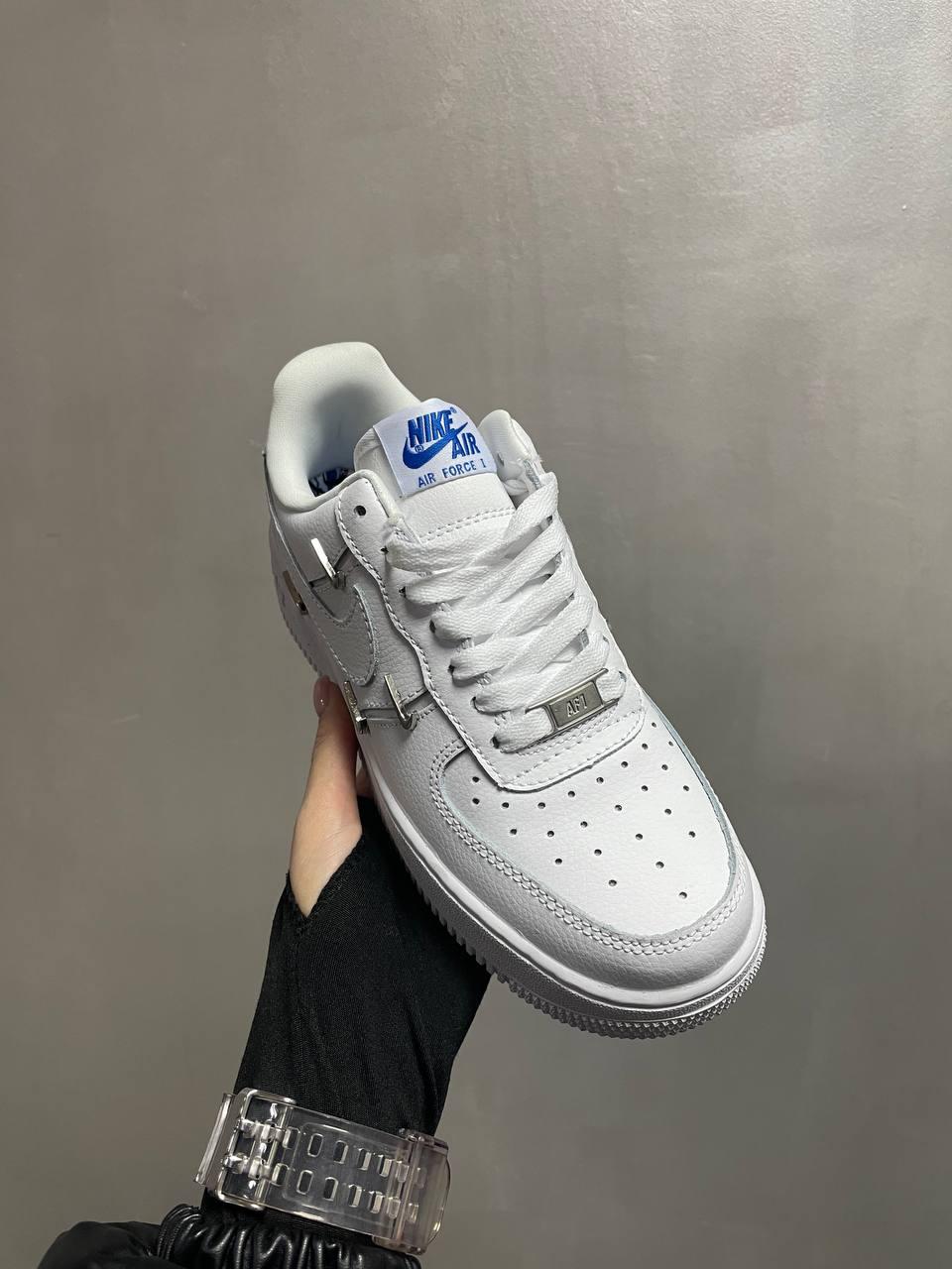 Nike Air Force 1 Metal Swoosh White