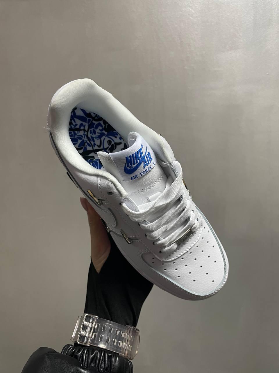 Nike Air Force 1 Metal Swoosh White