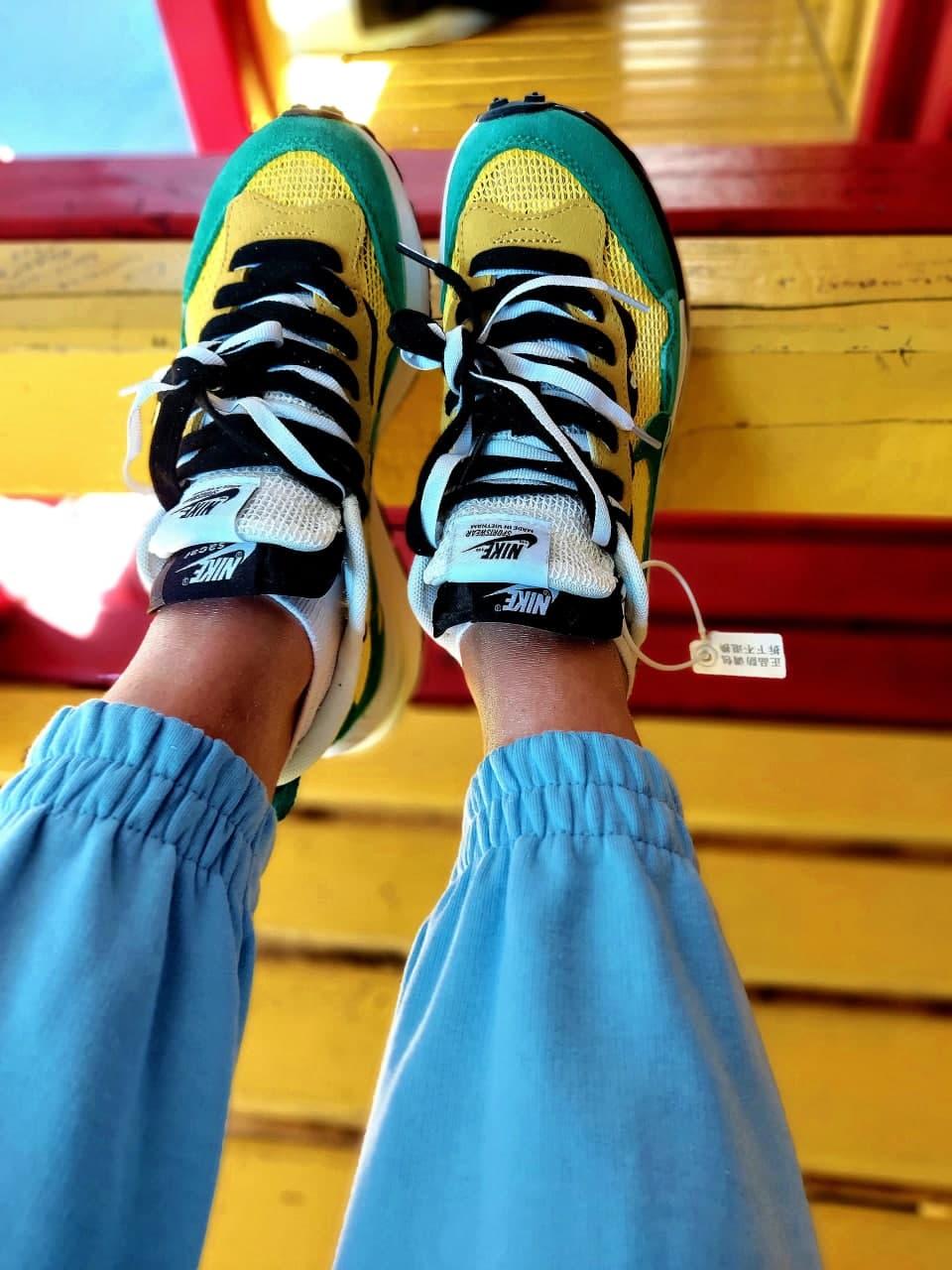 Nike VaporWaffle x Sacai Green