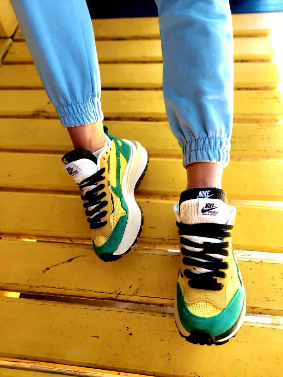 Nike VaporWaffle x Sacai Green