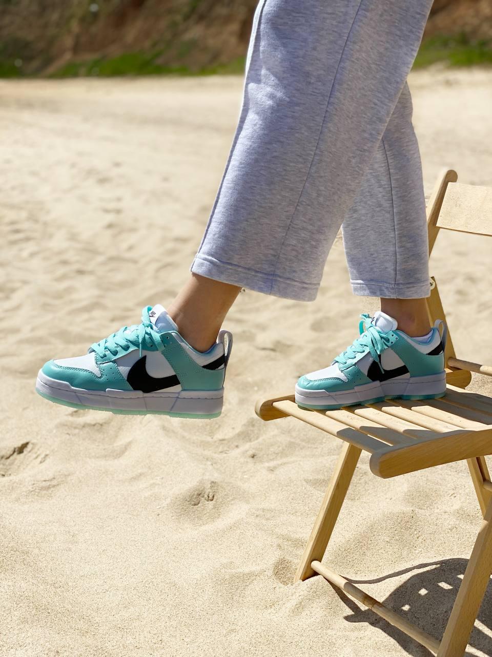 Nike Dunk Disrupt White Light Green Black
