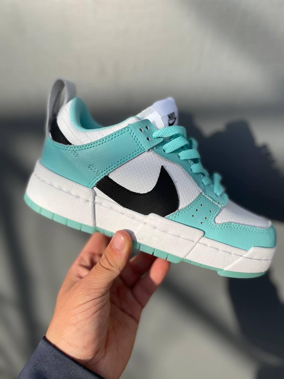 Nike Dunk Disrupt White Light Green Black