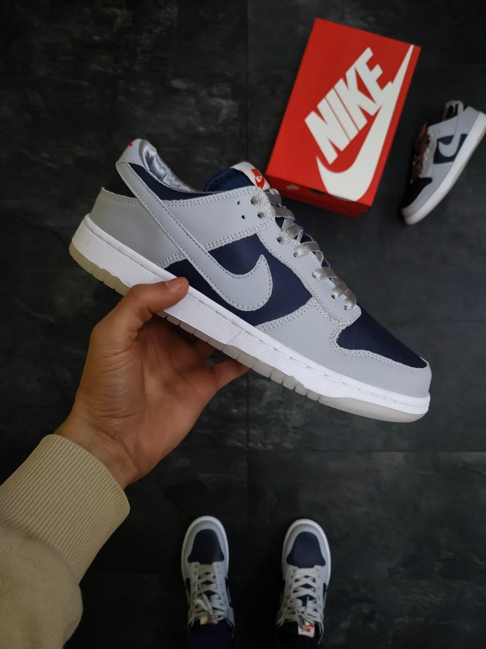 Nike Dunk Low College Navy Grey
