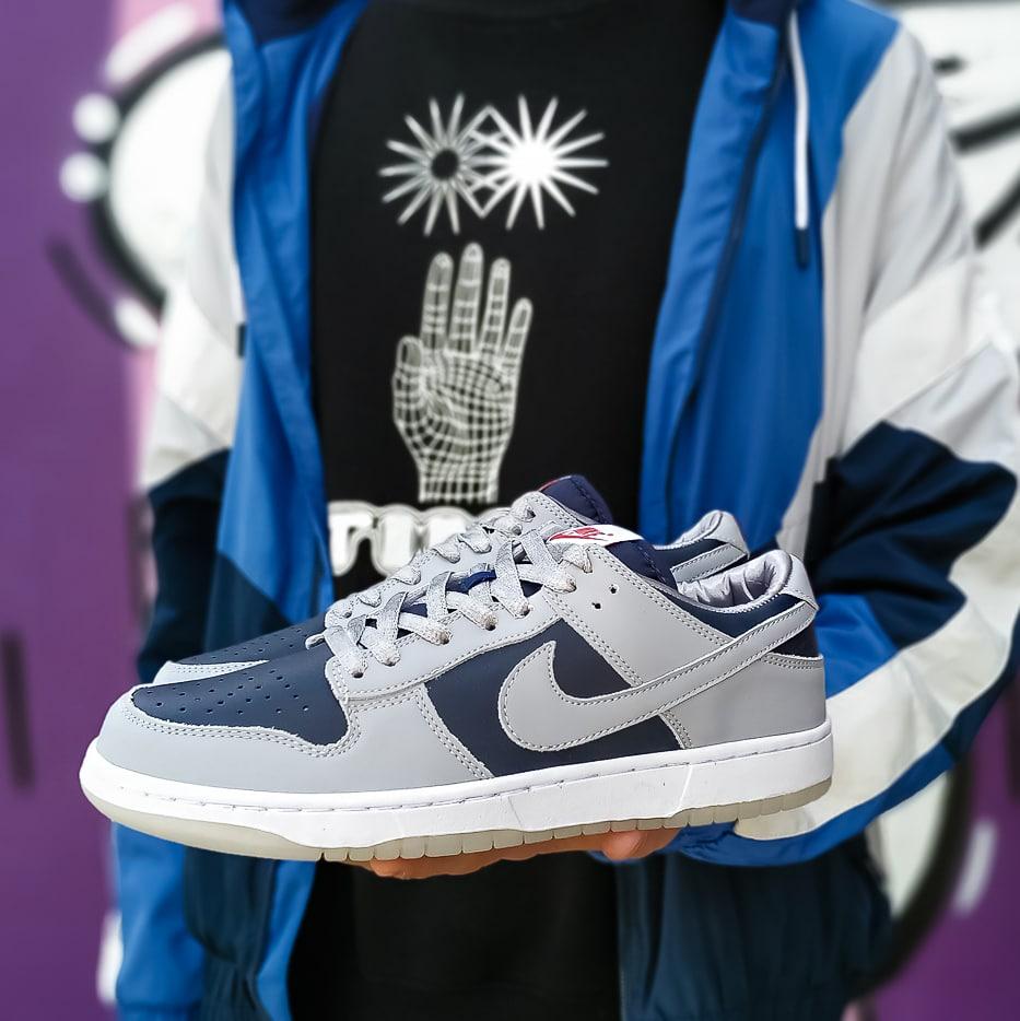 Nike Dunk Low College Navy Grey