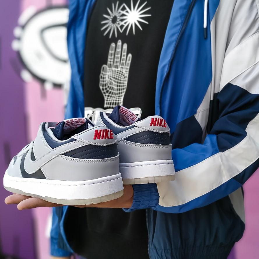 Nike Dunk Low College Navy Grey