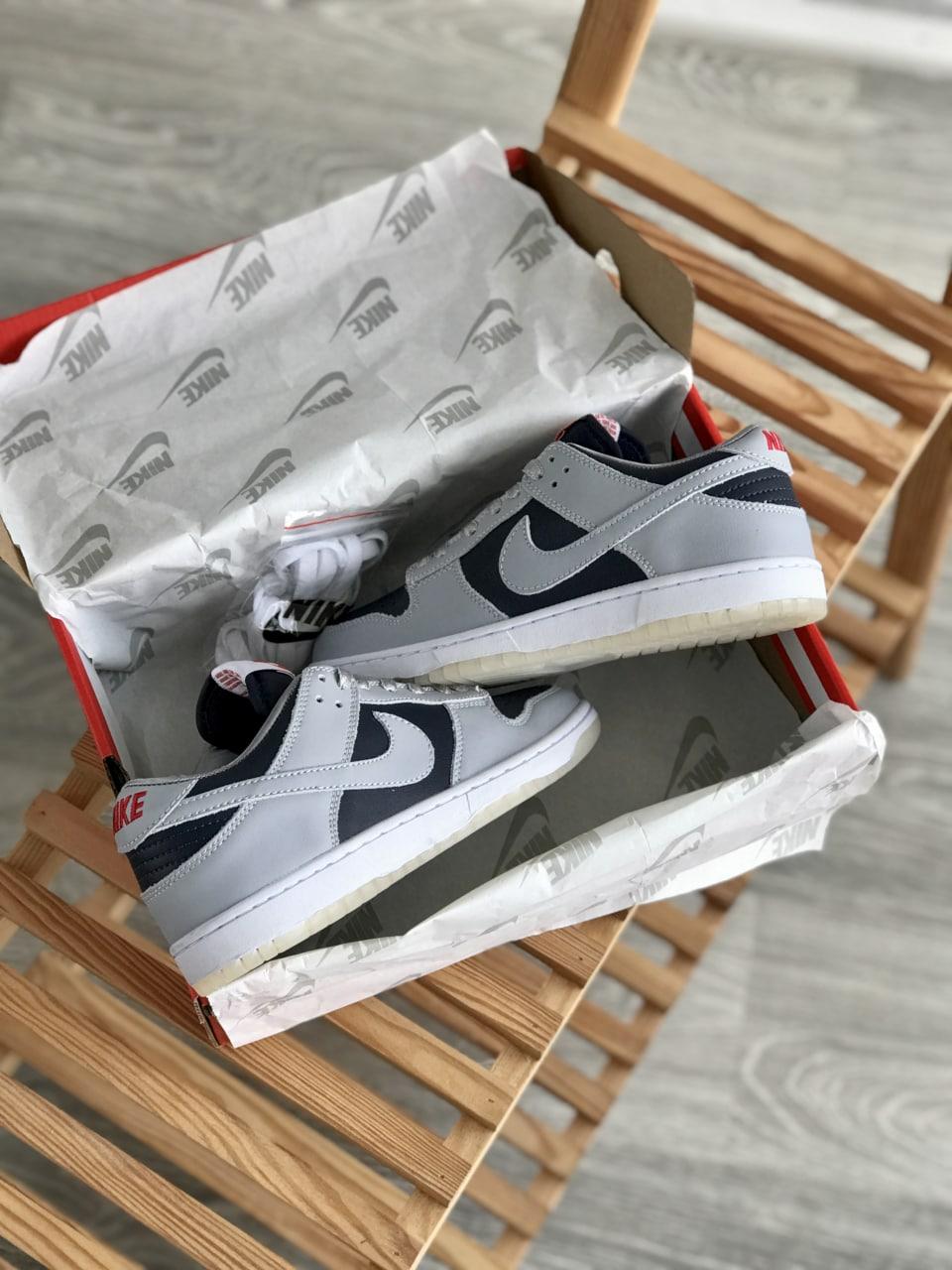 Nike Dunk Low College Navy Grey