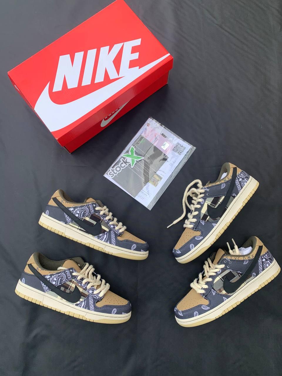 Nike SB Dunk Low x Travis Scott Cactus Jack Brown