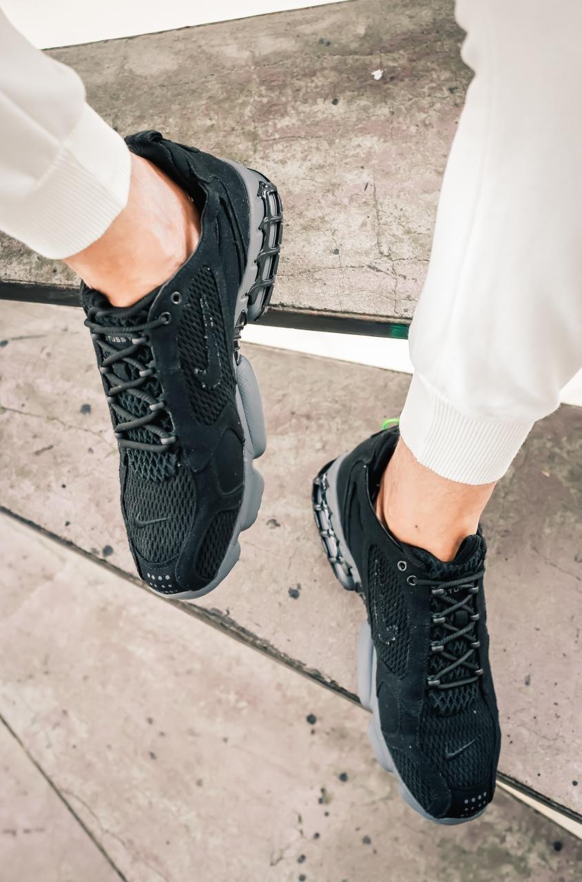 Nike x Stussy Air Zoom Spiridon Cage Black