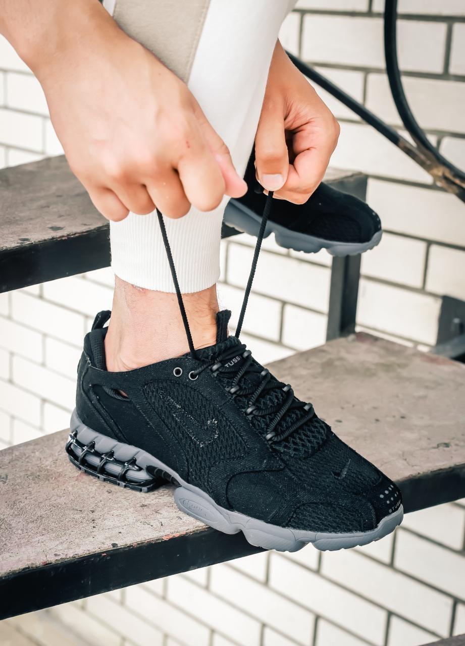 Nike x Stussy Air Zoom Spiridon Cage Black
