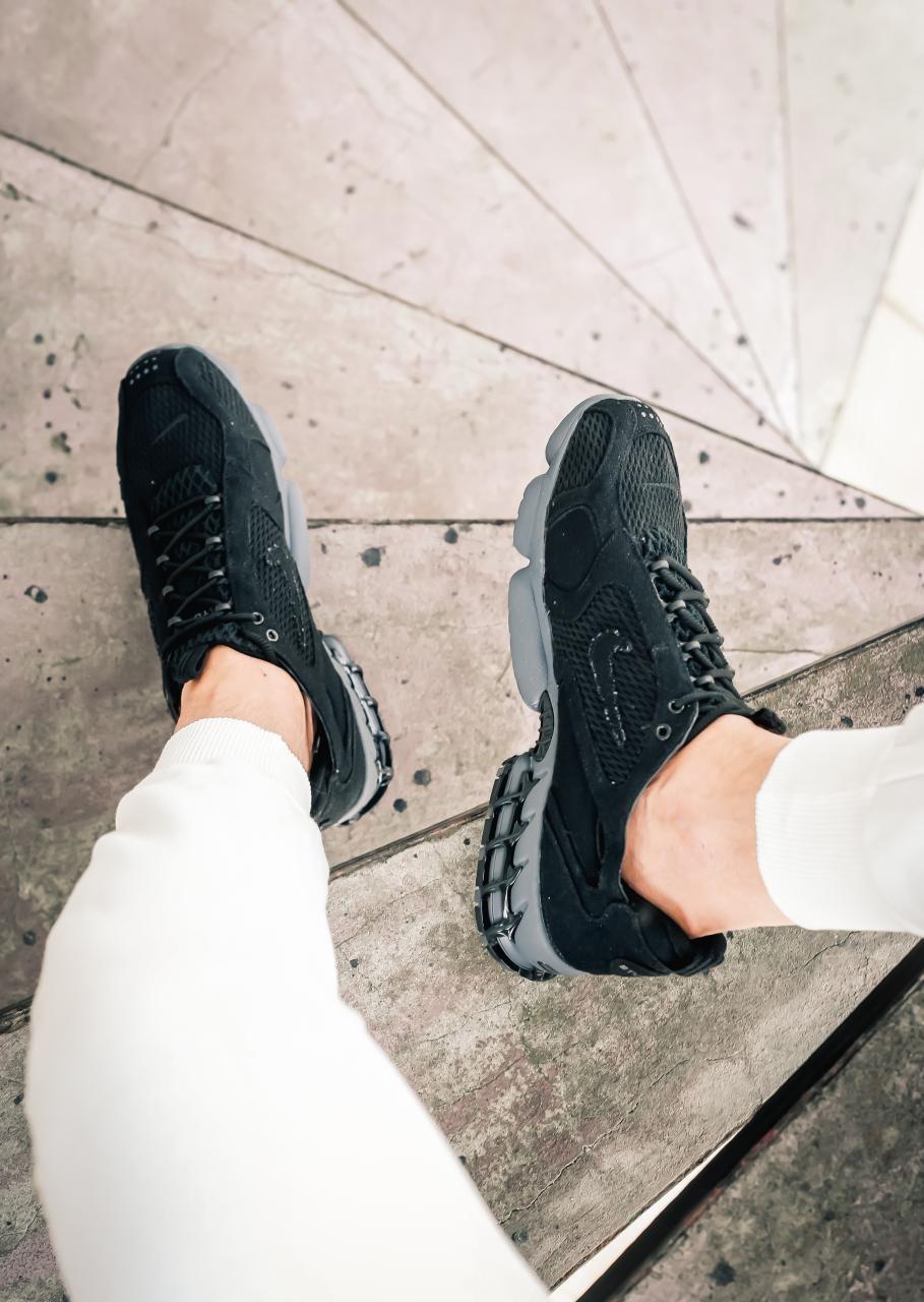 Nike x Stussy Air Zoom Spiridon Cage Black