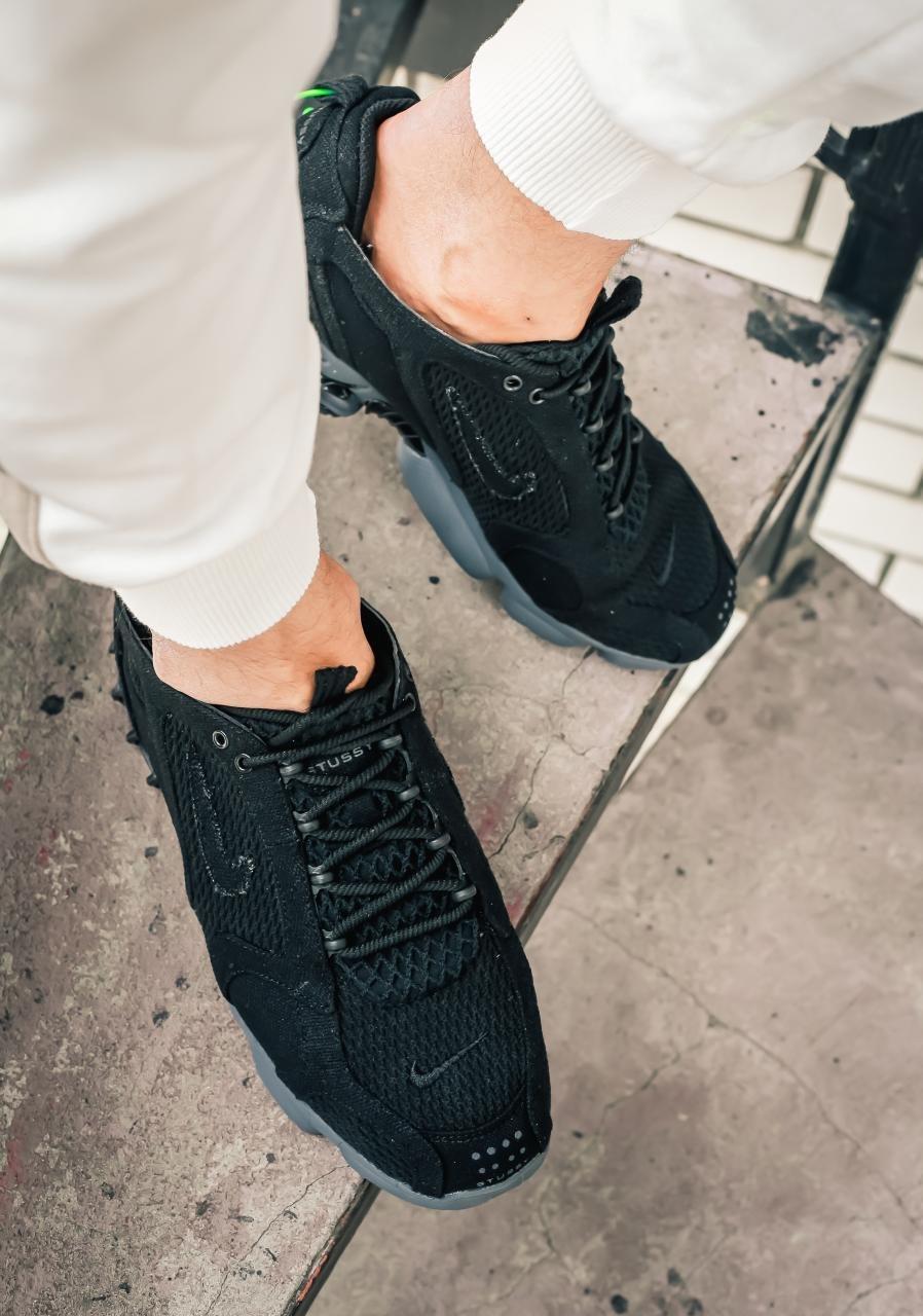Nike x Stussy Air Zoom Spiridon Cage Black