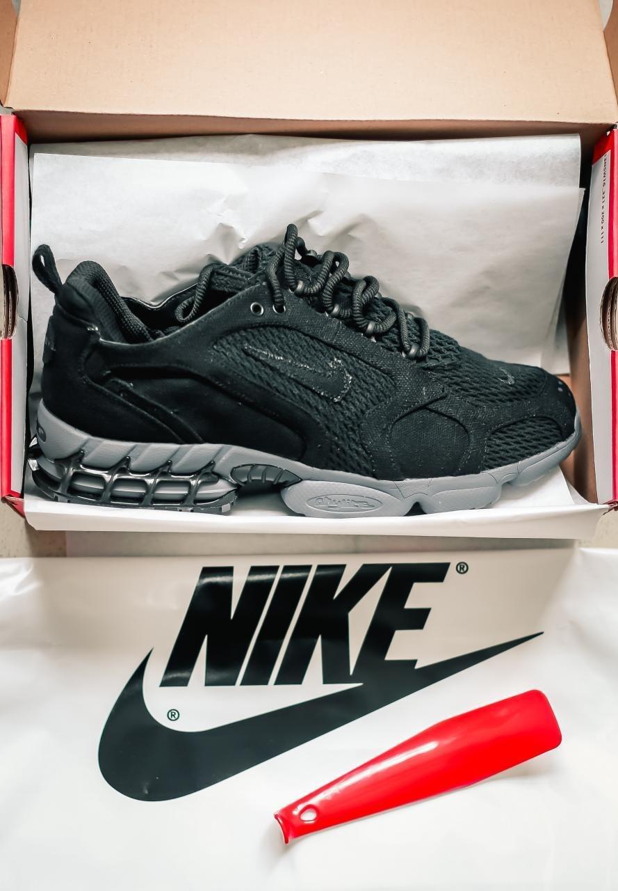 Nike x Stussy Air Zoom Spiridon Cage Black