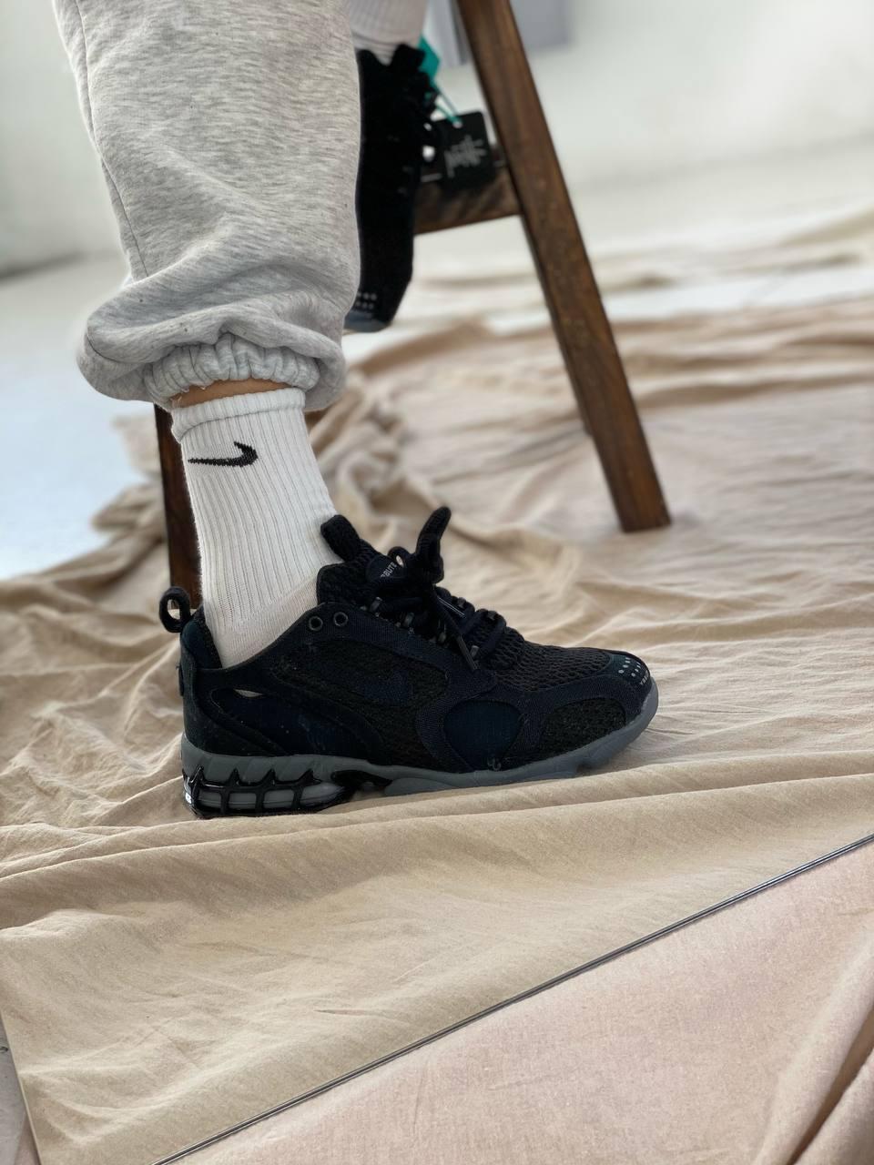 Nike x Stussy Air Zoom Spiridon Cage Black