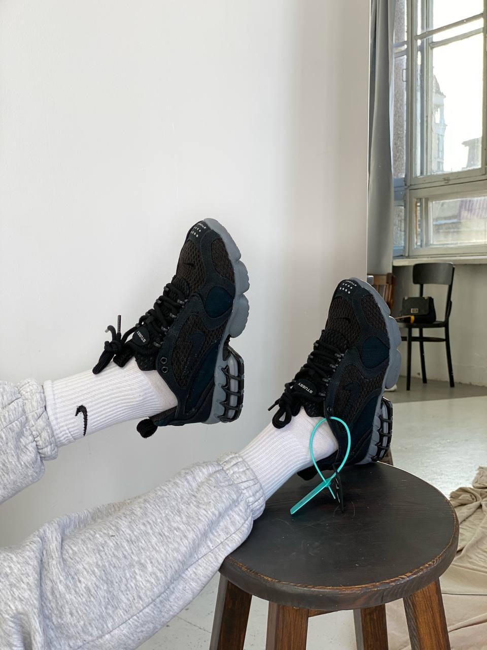Nike x Stussy Air Zoom Spiridon Cage Black