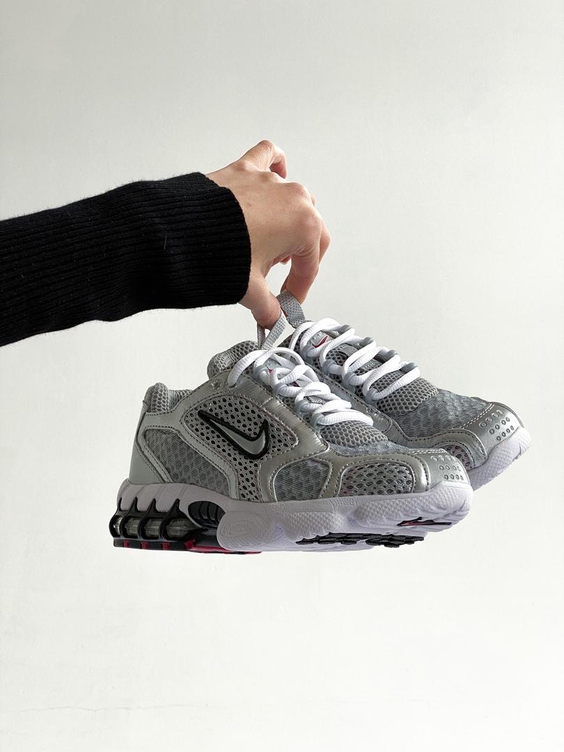 Nike X Stussy Air Zoom Spiridon Cage 2 Silver