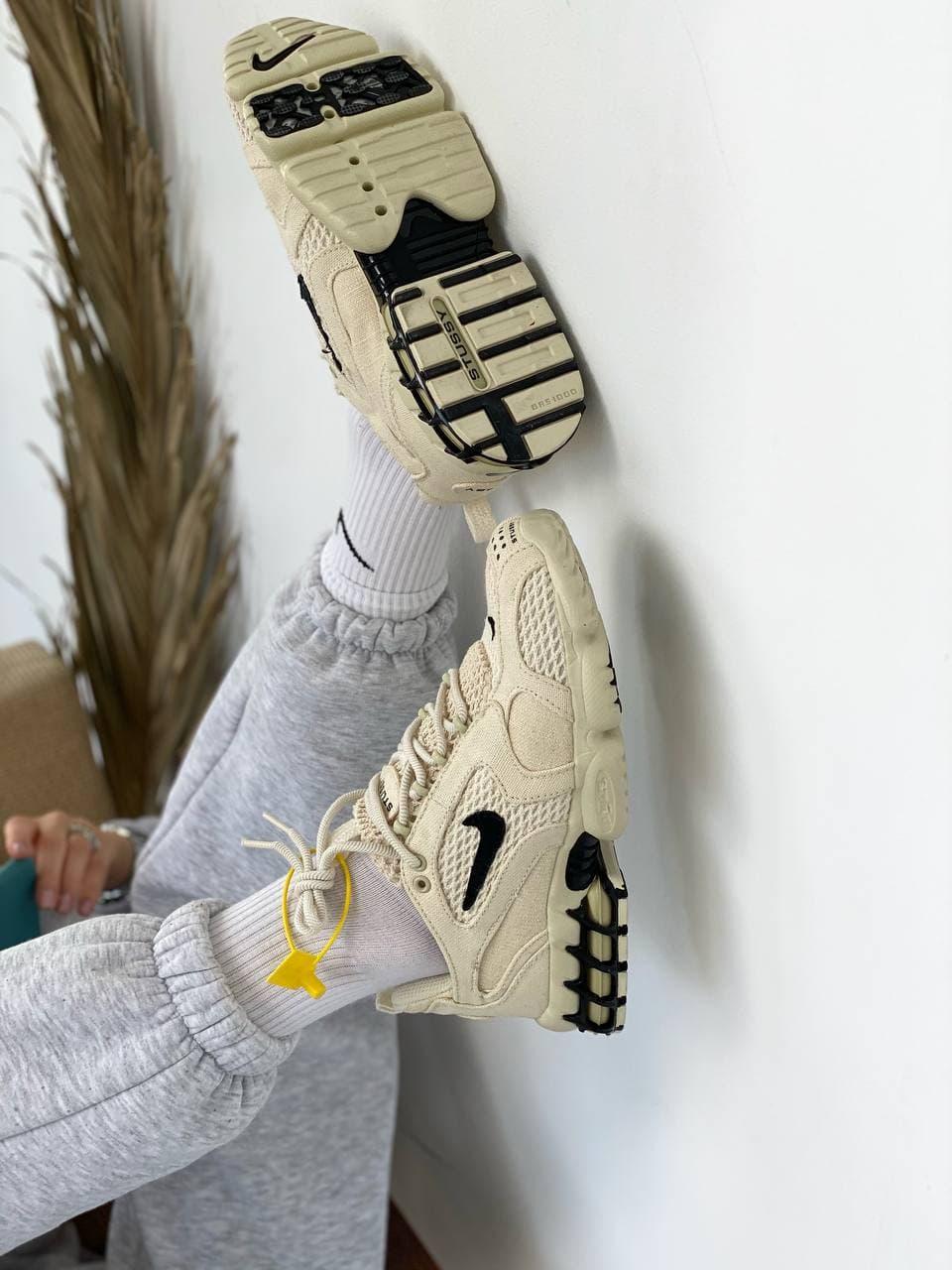 Nike X Stussy Air Zoom Spiridon Cage 2 Beige