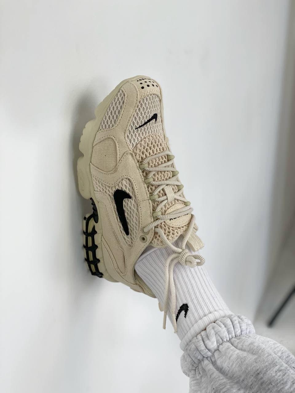 Nike X Stussy Air Zoom Spiridon Cage 2 Beige