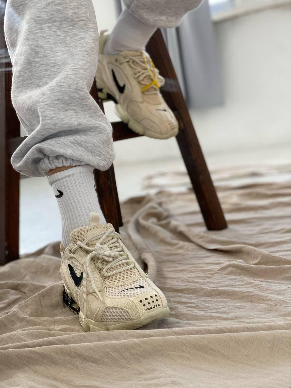 Nike X Stussy Air Zoom Spiridon Cage 2 Beige