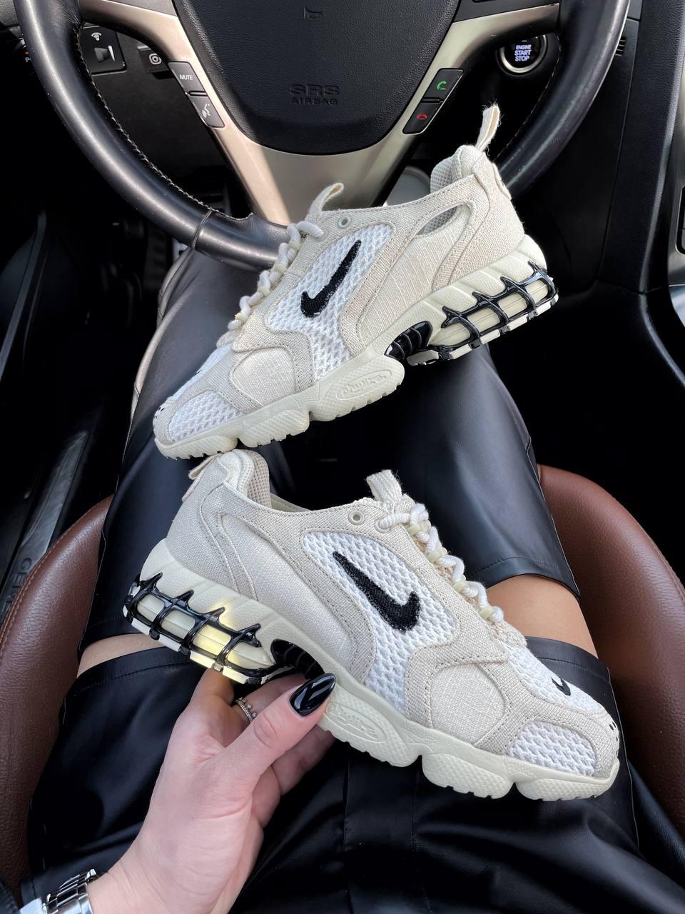 Nike X Stussy Air Zoom Spiridon Cage 2 Beige