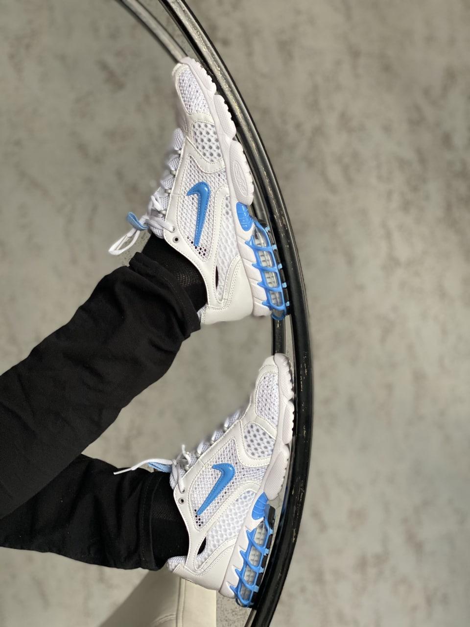 Nike X Stussy Air Zoom Spiridon Cage White Blue