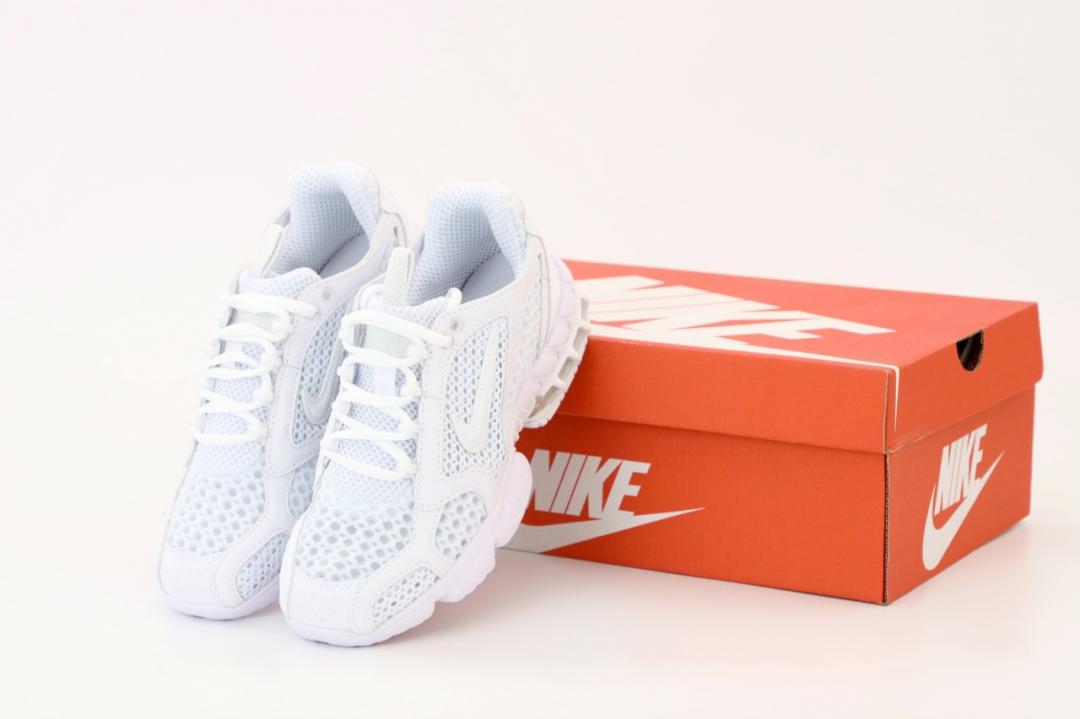 Nike X Stussy Air Zoom Spiridon Cage White