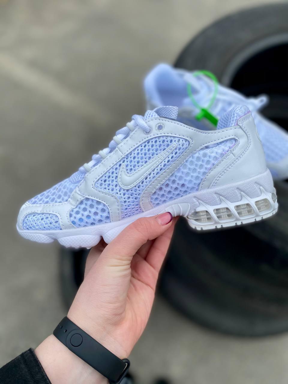 Nike X Stussy Air Zoom Spiridon Cage White