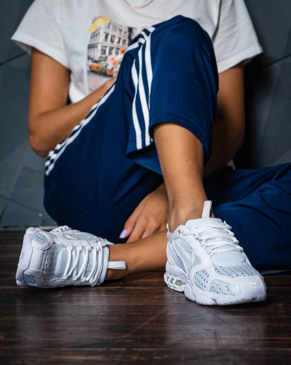 Nike X Stussy Air Zoom Spiridon Cage White