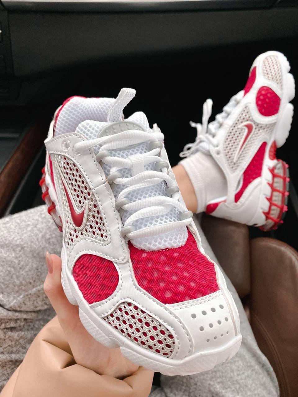 Nike X Stussy Air Zoom Spiridon Cage 2 White Red