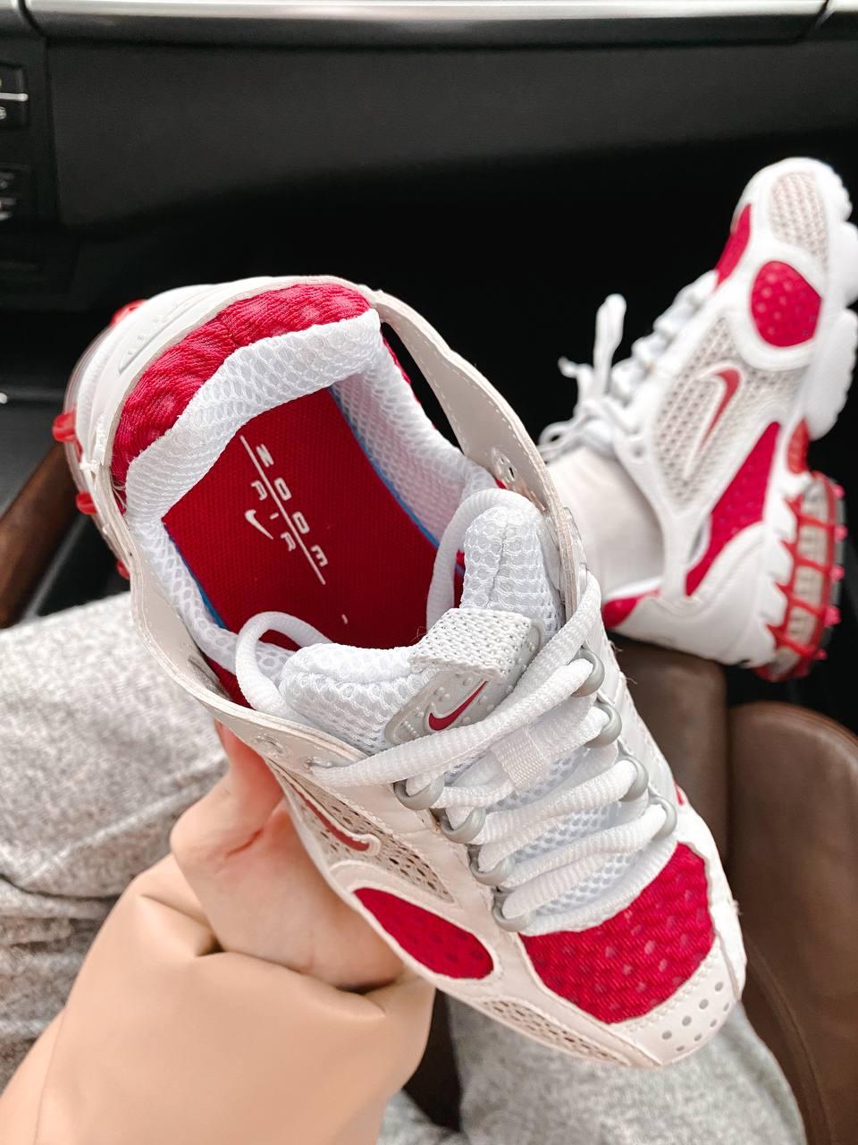 Nike X Stussy Air Zoom Spiridon Cage 2 White Red